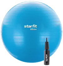 Мяч гимнастический Starfit с ручным насосом, антивзрыв, D-65см (GB-109)