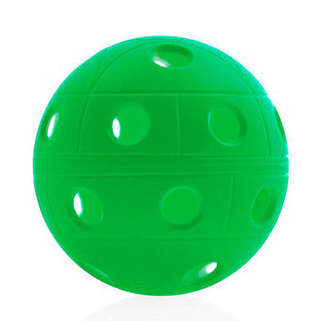 Мяч для флорбола Mad Guy Pro-Line 72 мм зеленый