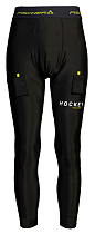 Брюки хоккейные Fischer JR Jock Compression (H064224)