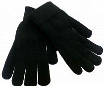 Перчатки Корона черные (A7070) 