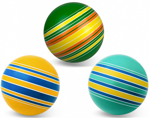 Мяч детский полосатики d-150мм (Р3-150/По)