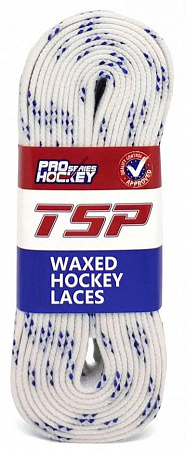 Шнурки хоккейные TSP Hockey Laces Waxed с пропиткой 244 см (2151)