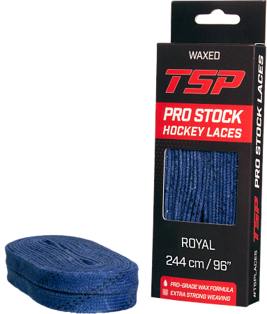 Шнурки для коньков с пропиткой TSP Pro Stock Waxed 244 см (3651)