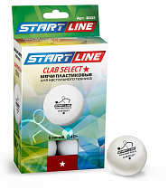 Шарики Start Line Club Select 1* 6шт.белый (8331) 
