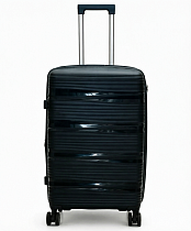 Чемодан Freedom 24" ПП-полипропилен, с расширением чёрный (FRD-216PP)