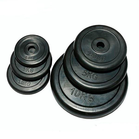 Диск обрезиненный 26мм 15кг (RJ1030)