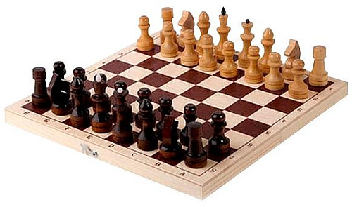 Шахматы обиходные лакированные (Арт. Р-1)