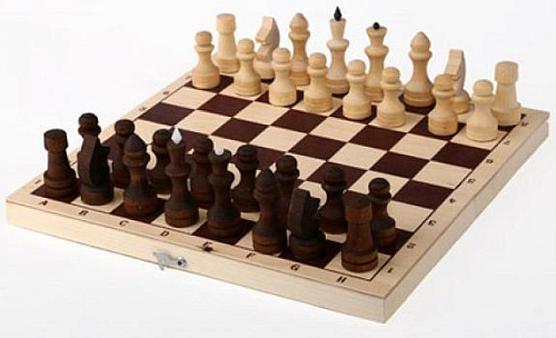 Шахматы обиходные лакированные (Арт. Р-4)